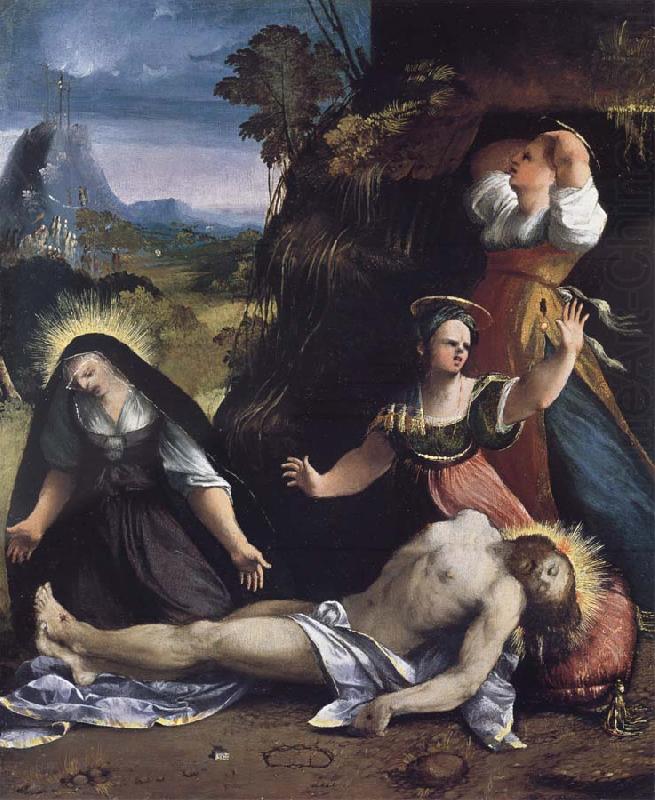 Lamentation over the Body of Christ, Dosso Dossi